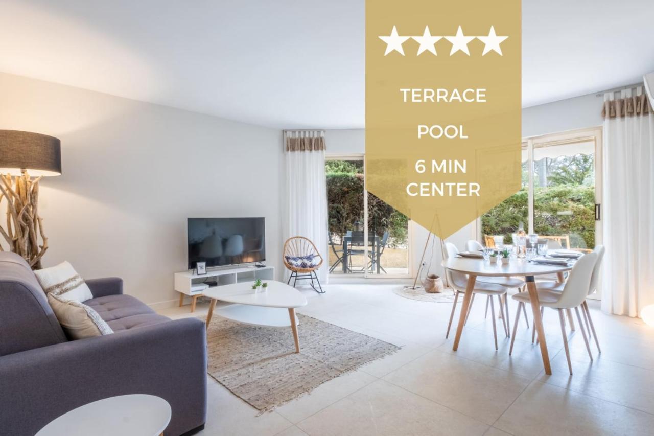 3P Garden-Level Apartment Residence With Pool Κάννες Εξωτερικό φωτογραφία