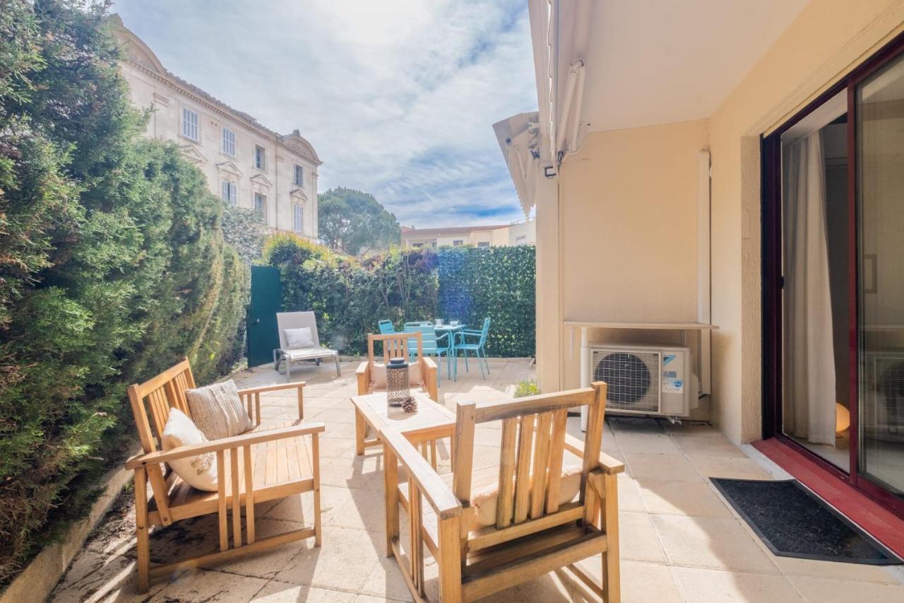 3P Garden-Level Apartment Residence With Pool Κάννες Εξωτερικό φωτογραφία